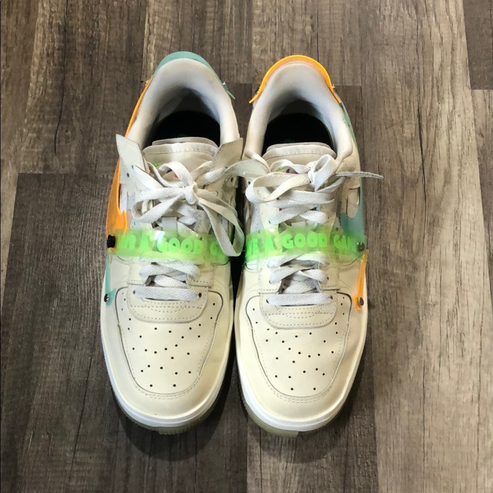 Nike Air Force 1 Fontanka Saul green strike sneakers size 10